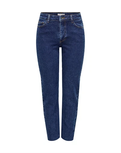 JDY - JDYLullu Straight Jeans - Dark Blue Denim